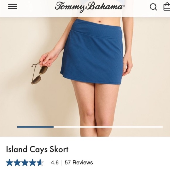 Tommy Bahama Island Cay Swim skort - Picture 1 of 5
